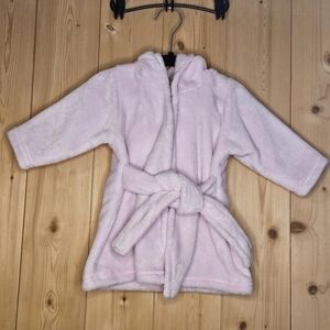 0-9 Month HB Soft Pink Owl Bathrobe